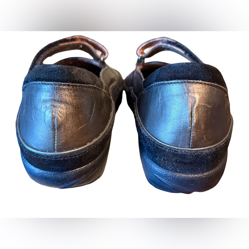 Naot EUC Sz 41 9.5 Matai Swirl Bronze Metallic Leather Mary Jane Flats (SH052) - Picture 7 of 9